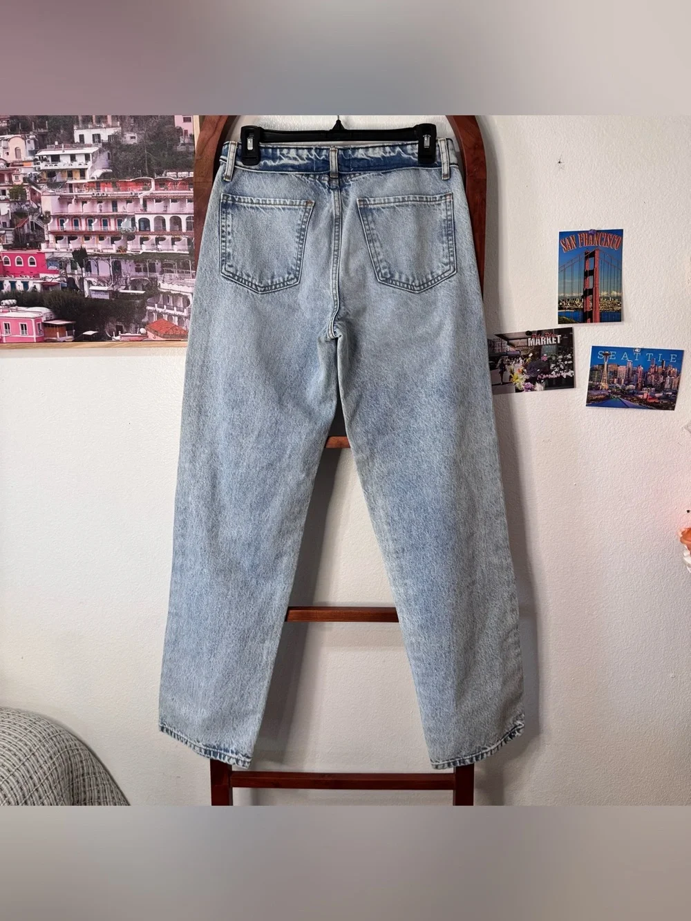 Revice Mixtape 2000's Folded Down Waistband Stone Washed Jeans Size 26 NEW